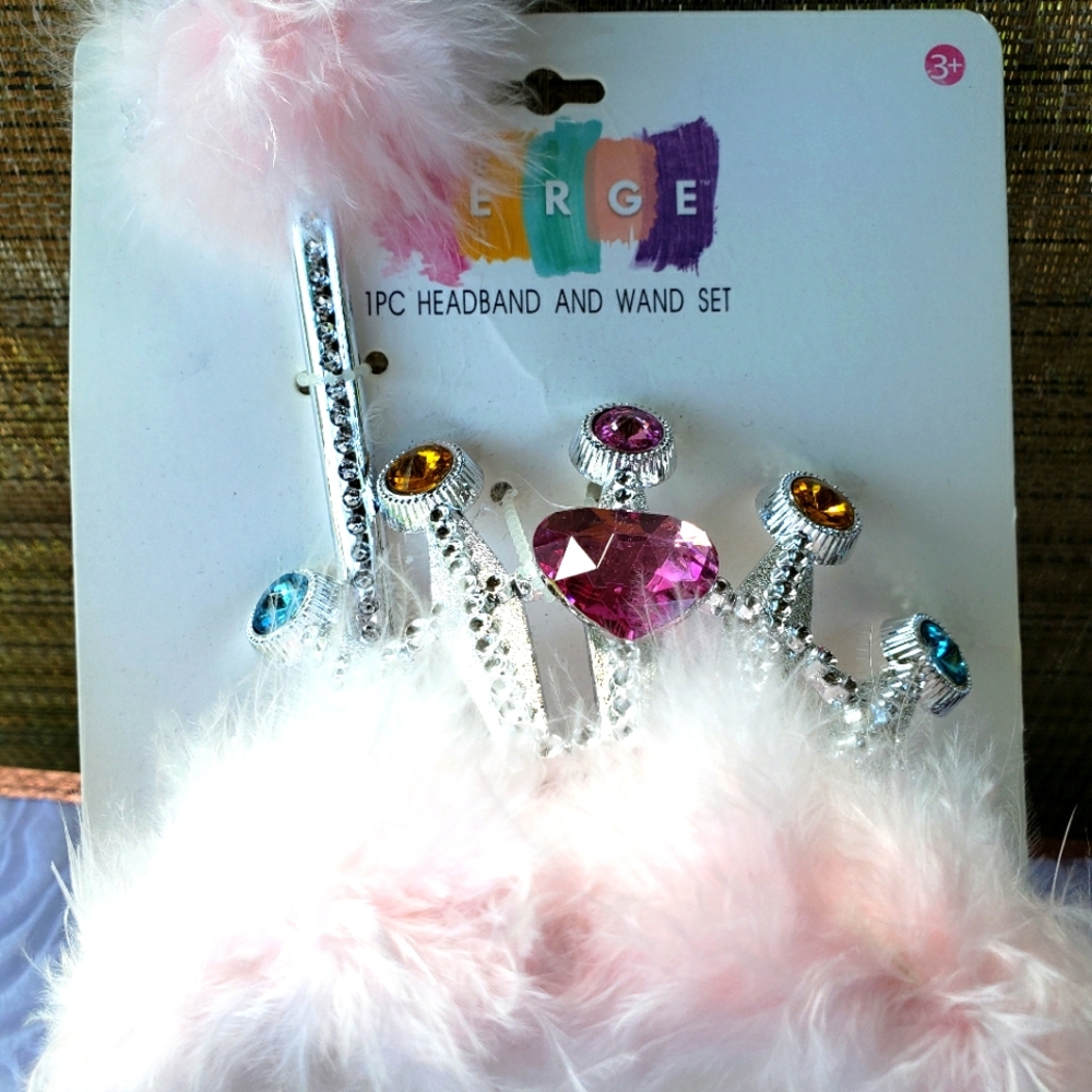 BNWT VERGE Pretty Princess Tiara + Star Wand